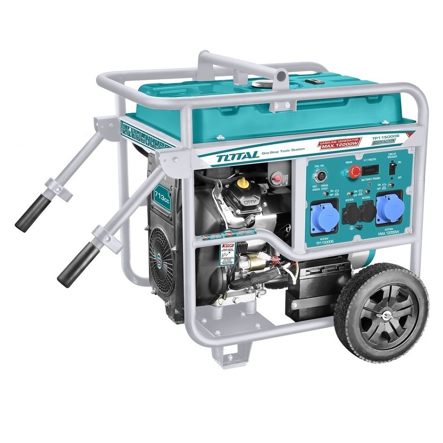 Бензиновий електрогенератор Total TP1150006, 1 фаза (220-240В) 11 кВт